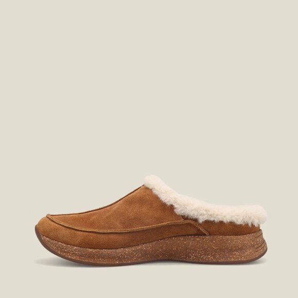 NEW TAOS Future Shearling Clogs - Suede IN Chestnut Sued For Women 925 6s3 - Picture 5 of 11